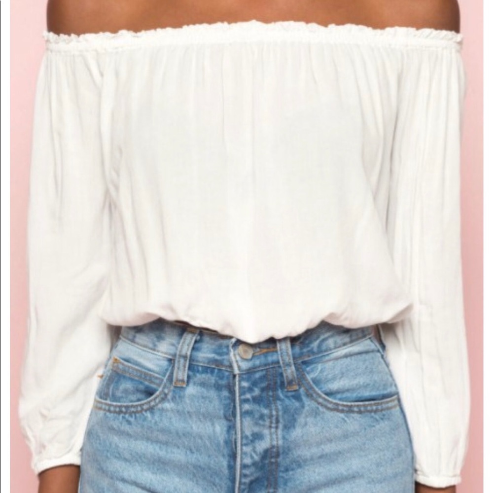 Brandy off the shoulder top